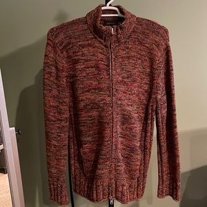 Express Mens 2-Way Zip Sweater